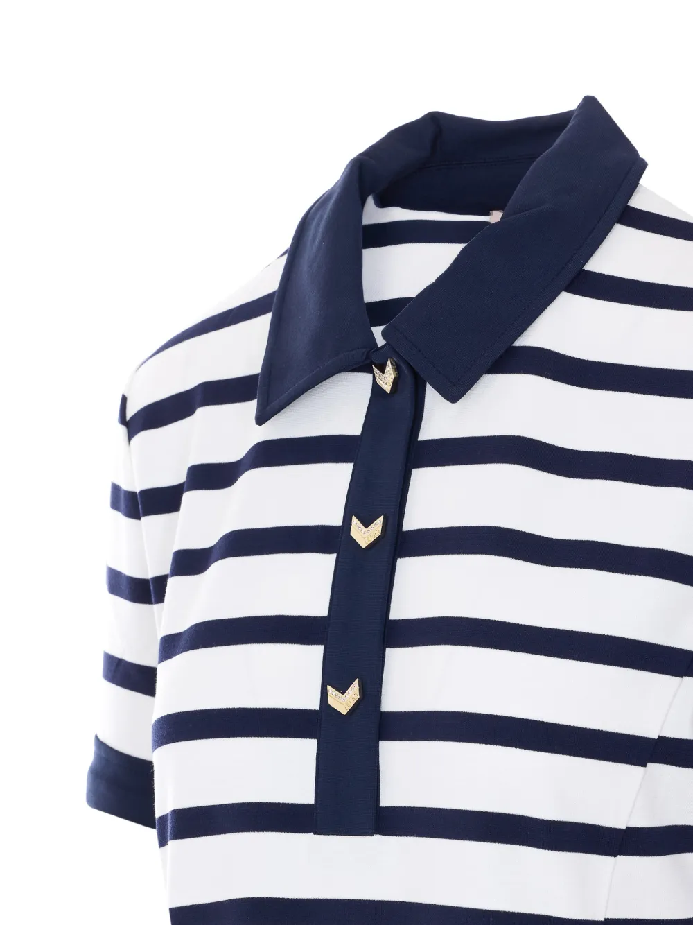 LIU JO Gestreepte mini-jurk Blauw