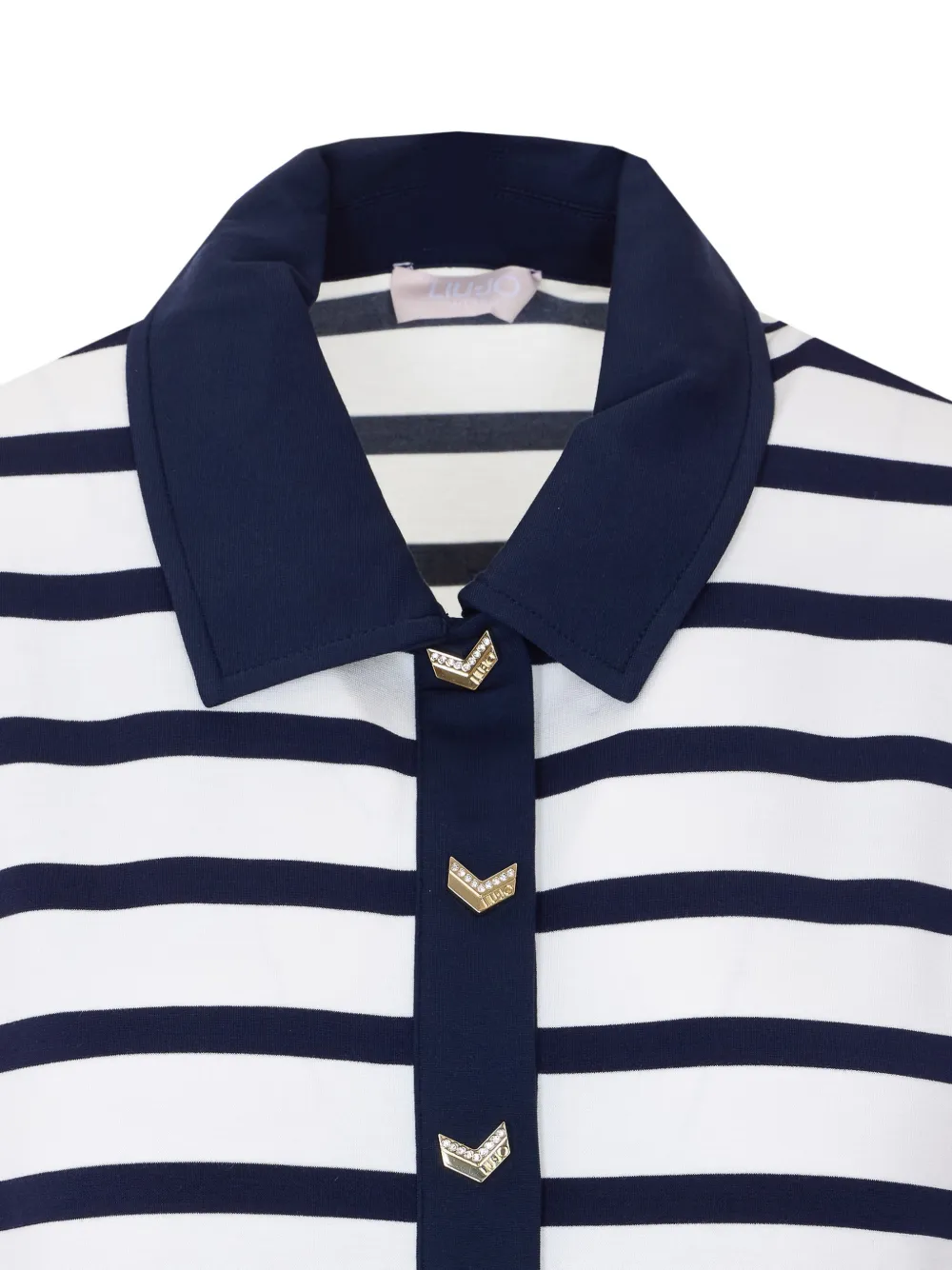 LIU JO Gestreepte mini-jurk Blauw