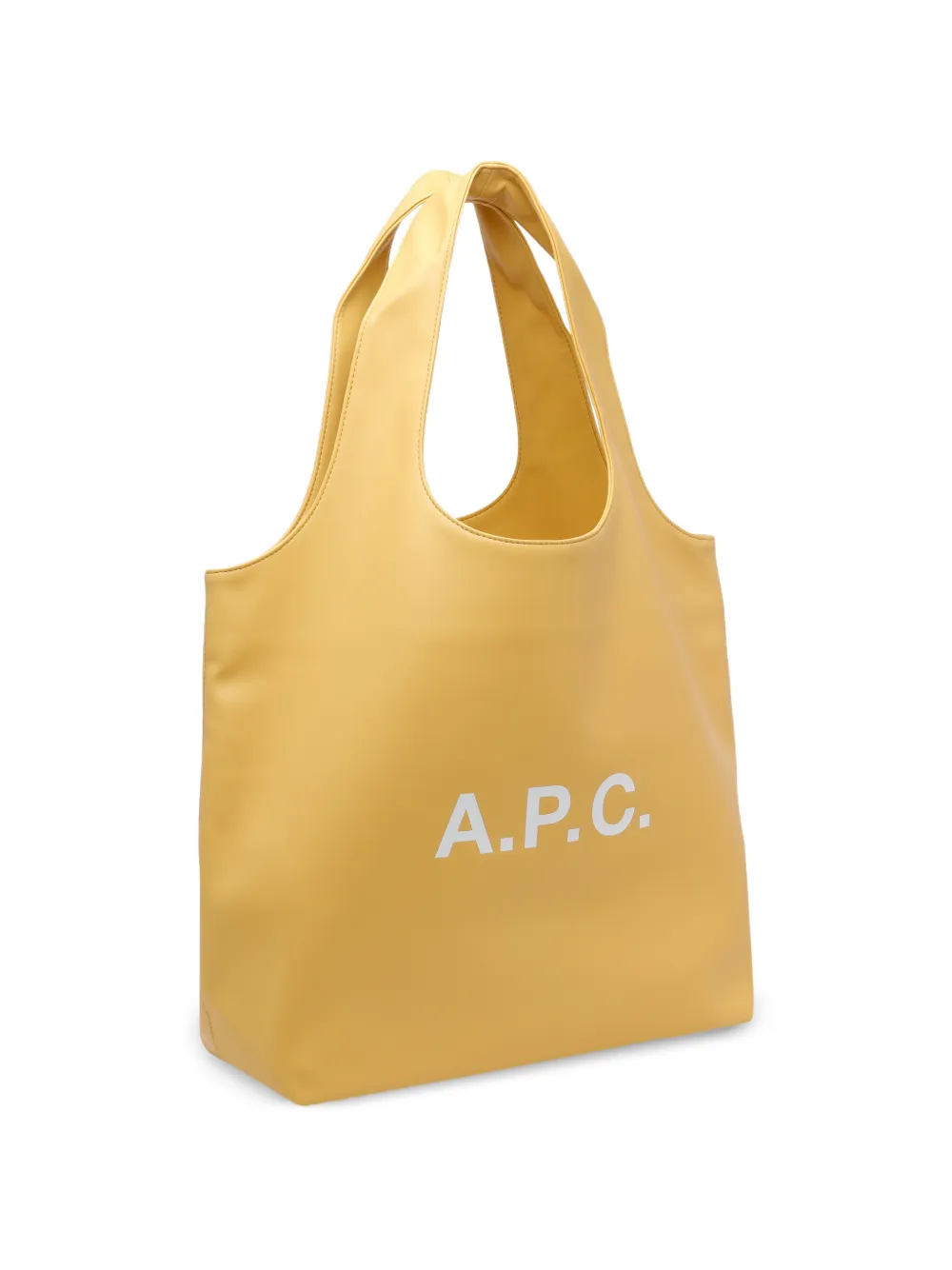 A.P.C. Ninon schoudertas met logoprint Geel
