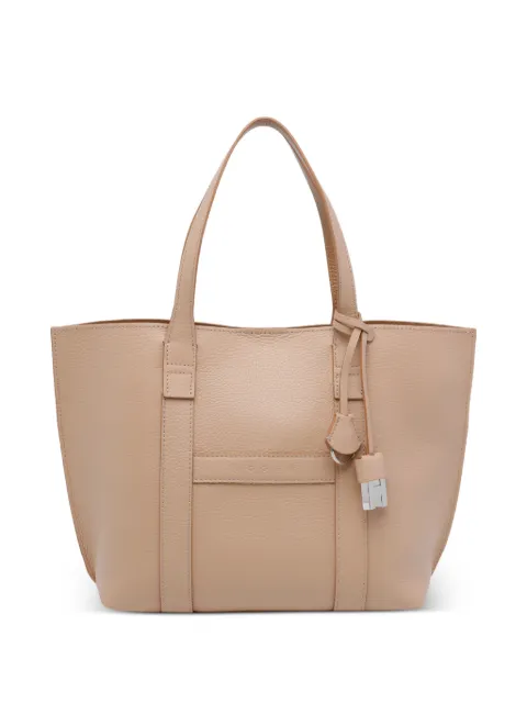 Hogan bolsa de hombro Script pequeña de piel