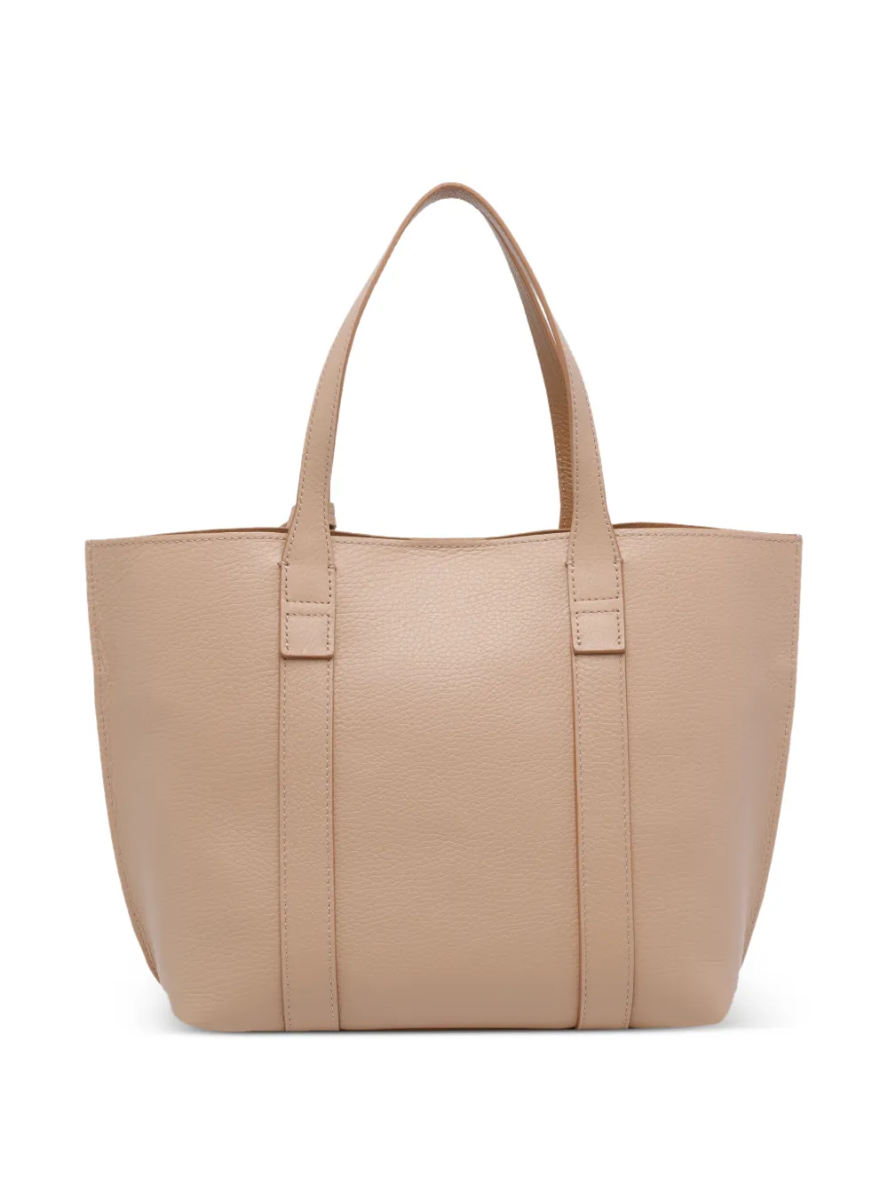  Hogan Small Script Leather Shoulder Bag - Neutrals 