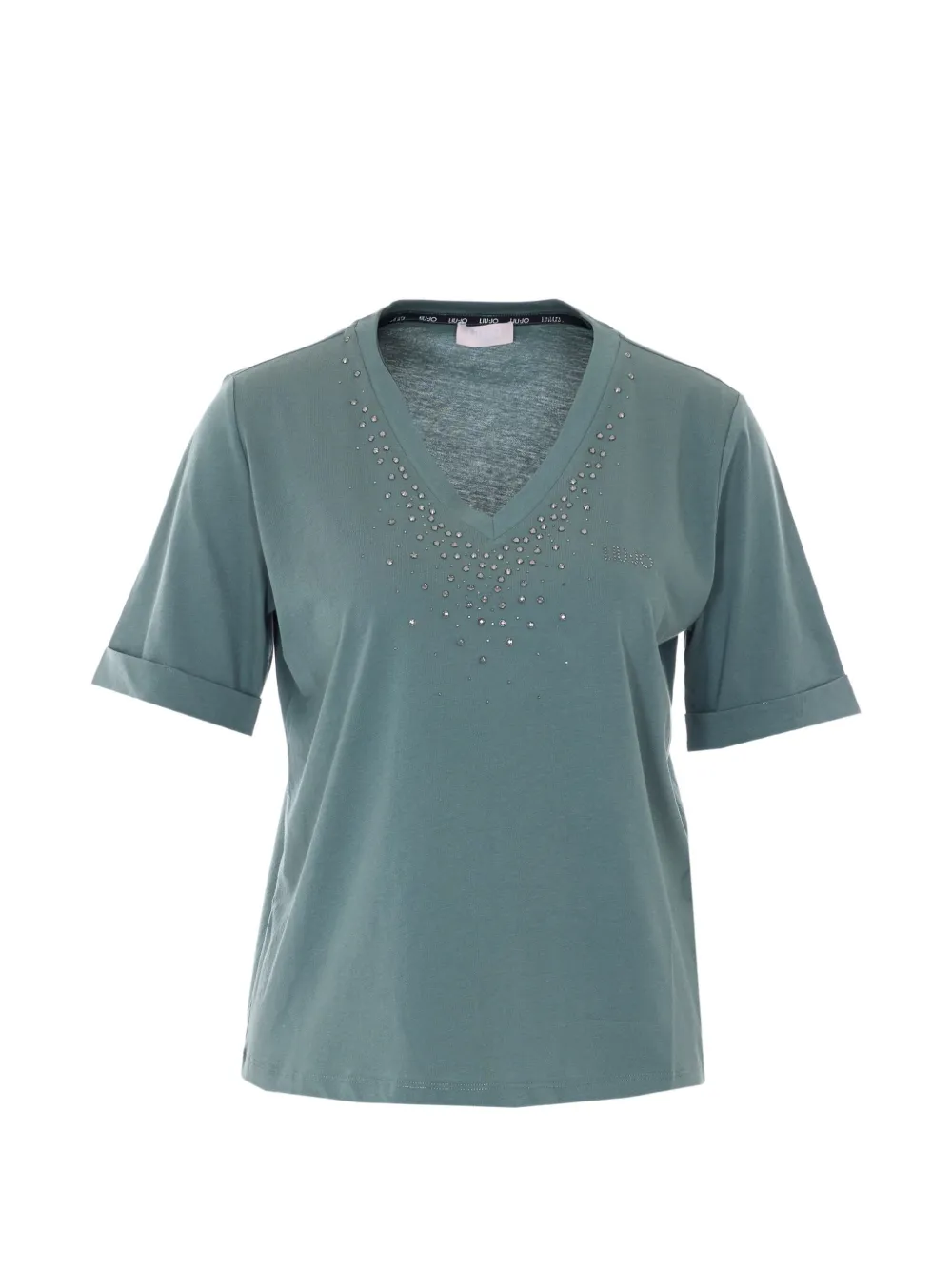 LIU JO T-shirt con scollo a V - Verde