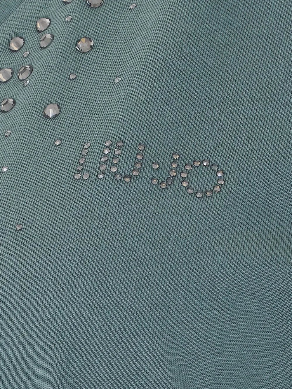 LIU JO T-shirt met stras Groen