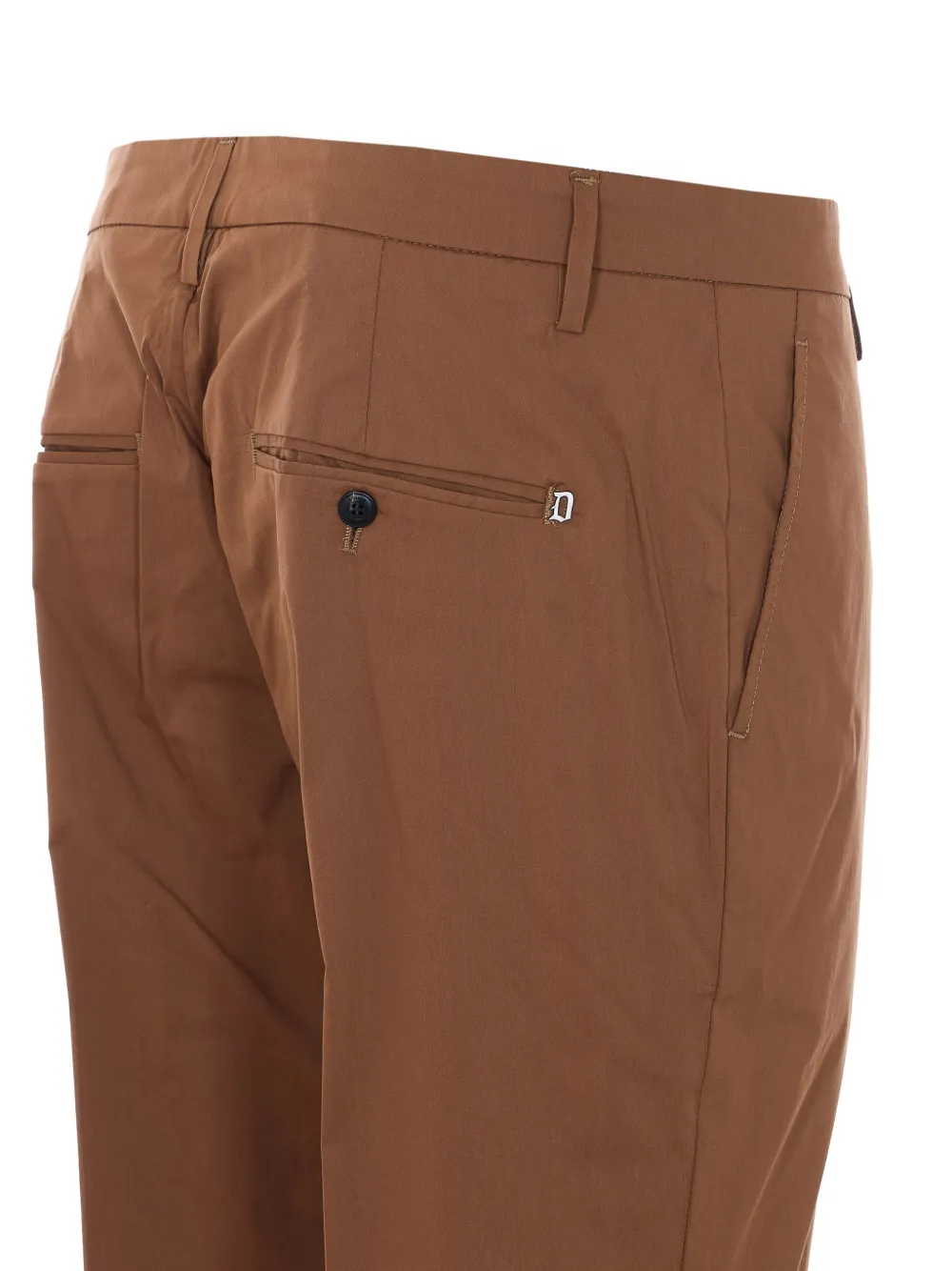 DONDUP Broek met gaubert zakken Bruin