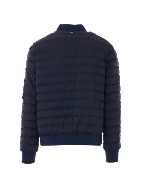 Herno ジップアップ ボンバージャケット | ブルー | FARFETCH JP