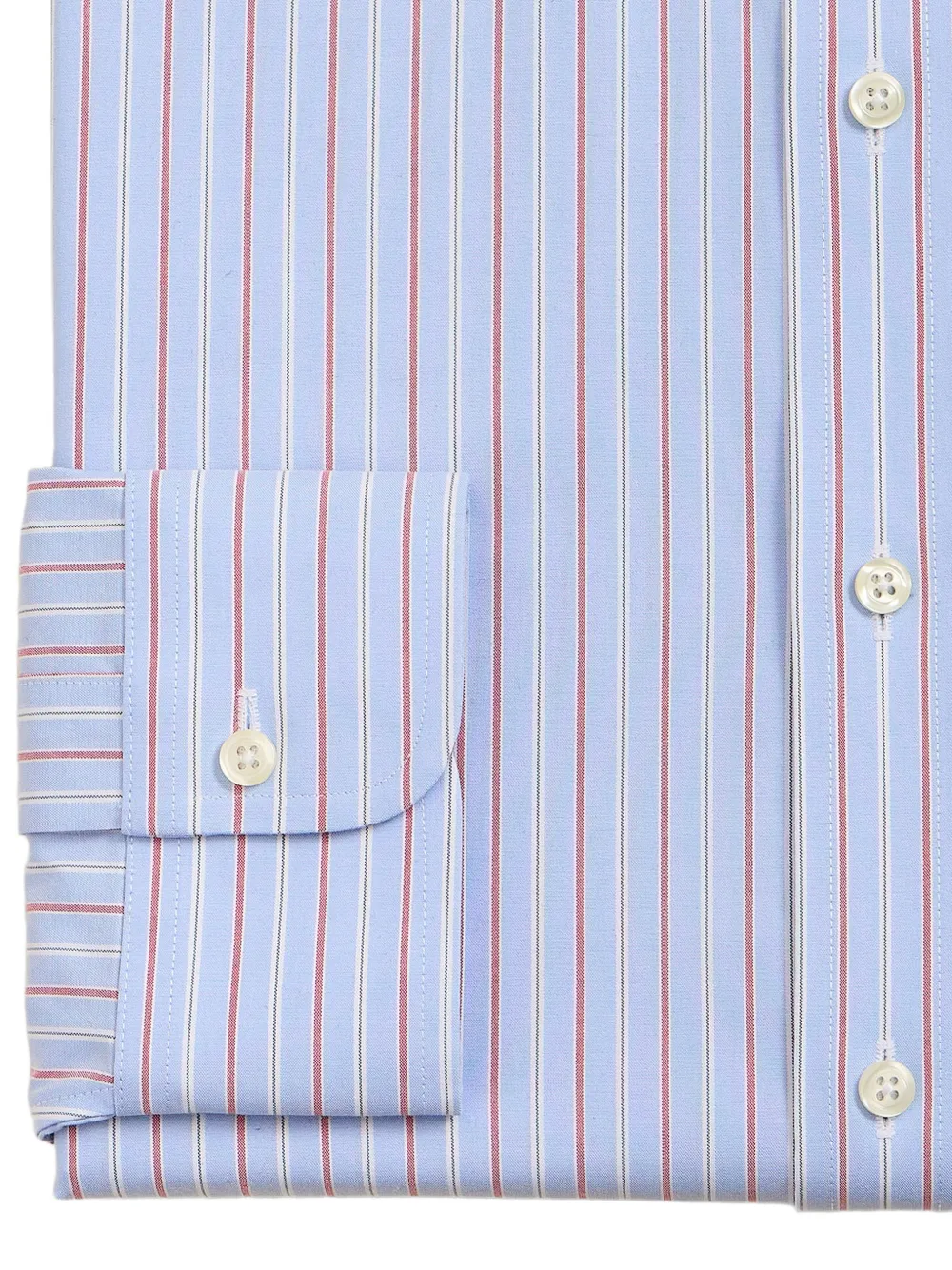 Brooks Brothers Button-down gestreept overhemd Blauw