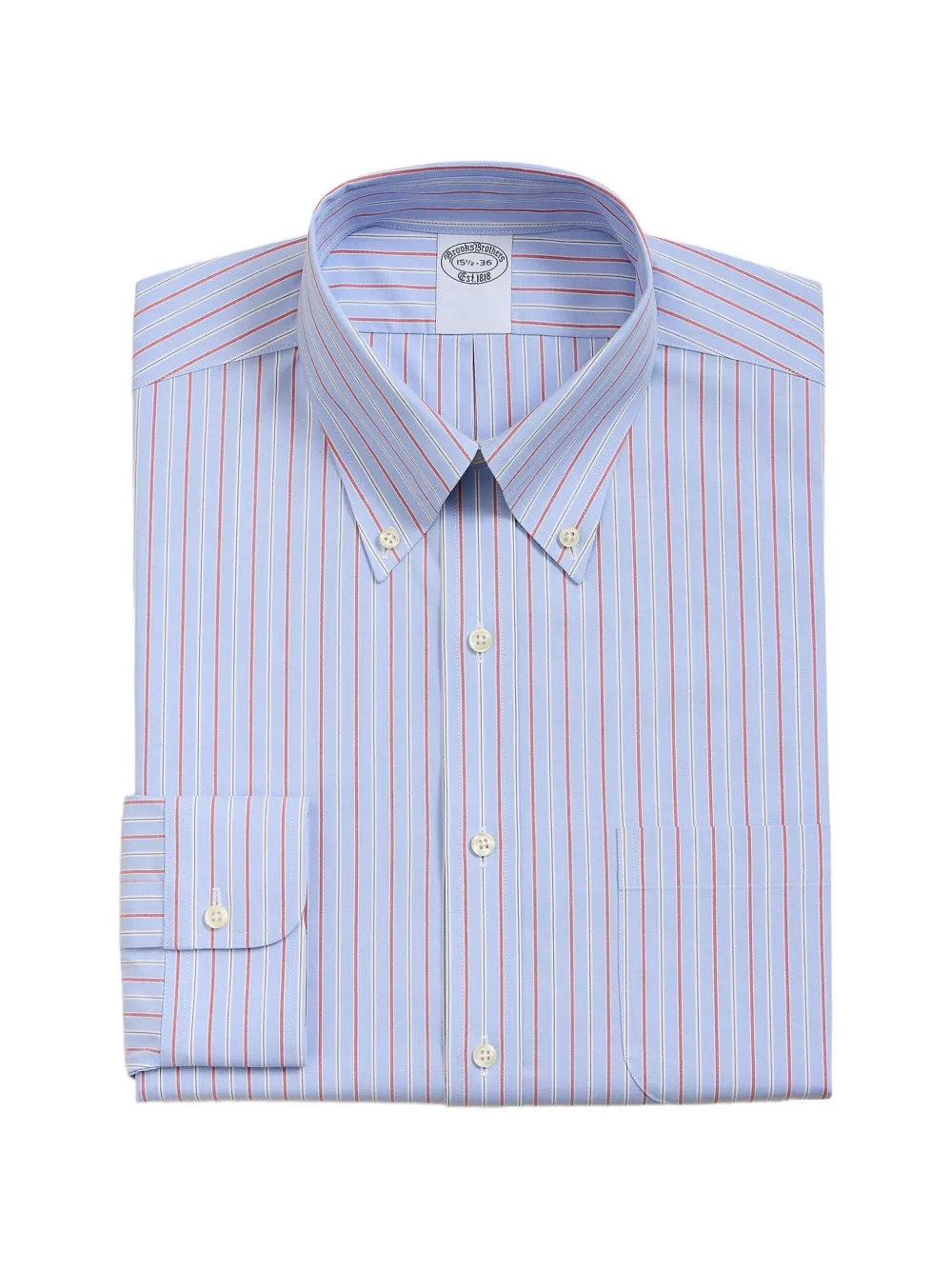 Brooks Brothers chemise boutonnée à rayures - Bleu Brooks Brothers chemise boutonnée à rayures - Bleu