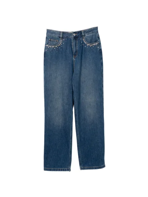 PortsPURE jeans con detalles de cristal