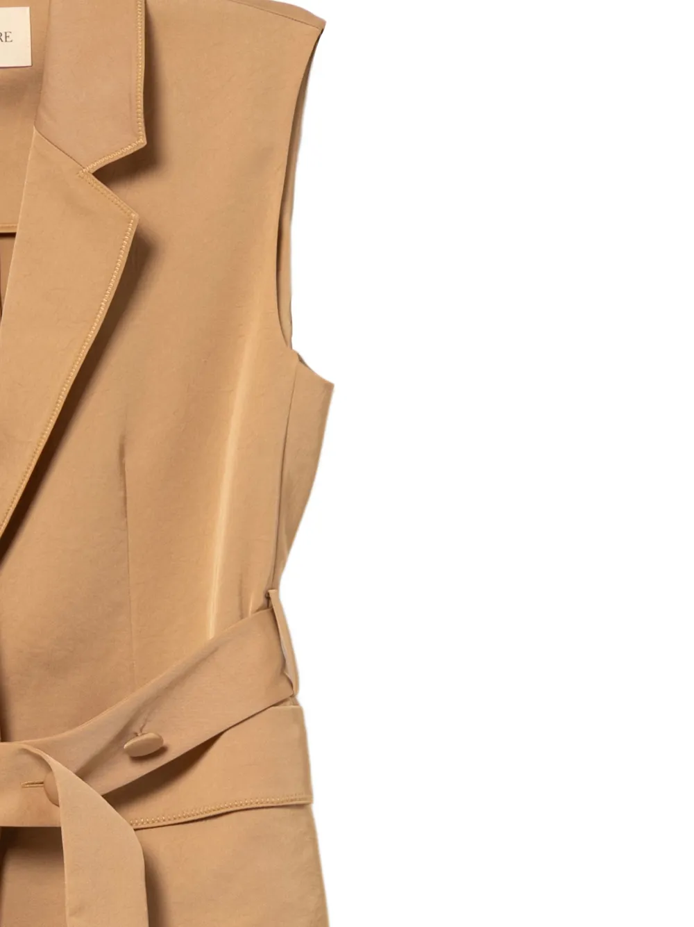  Portspure Belted Vest - Neutrals 