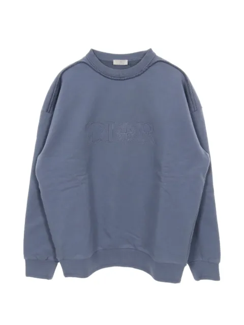 Christian Dior Pre-Owned  × Stone Island vintage logo embroidery sweatshirt