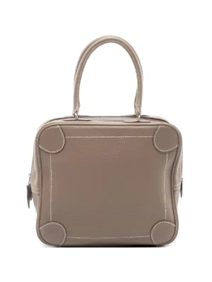 Hermès Pre-Owned 1996 Leather Plume 32 Handbag | Brown | FARFETCH CA