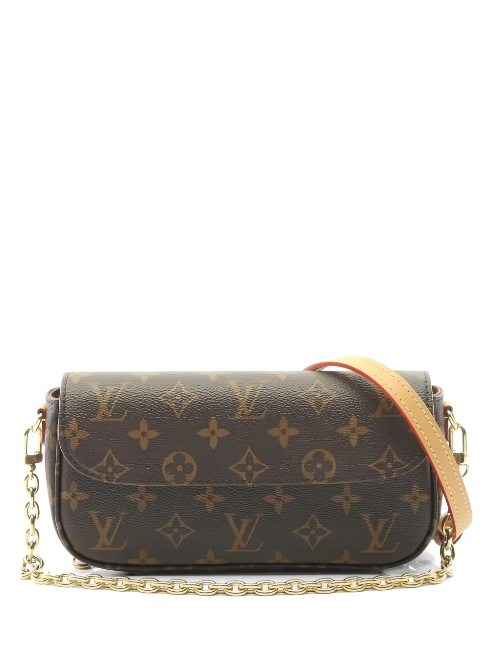 Louis Vuitton Pre-Owned 2021 chain wallet on chain cross body bag - Marrone