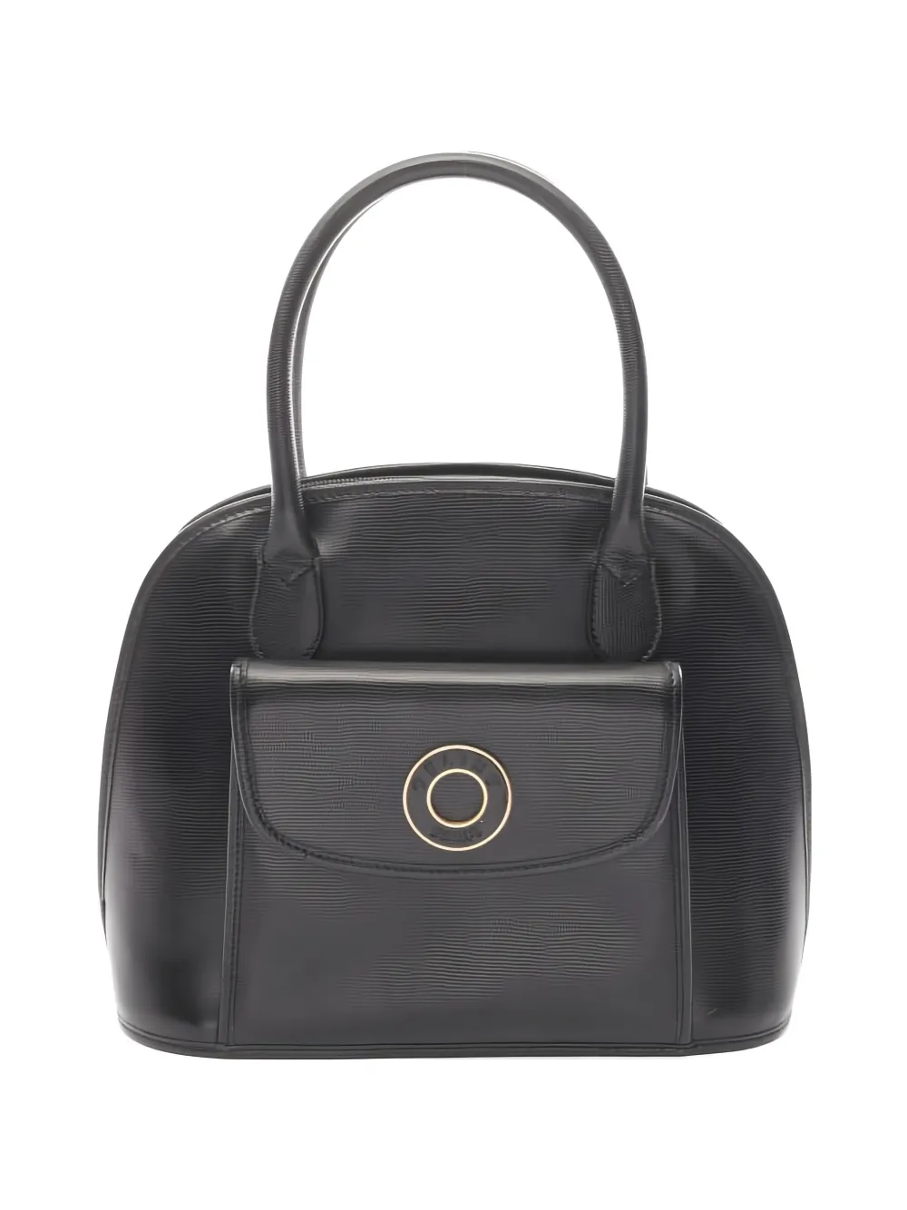 Celine Pre-Owned 2000s Circle Logo leather handbag - Nero