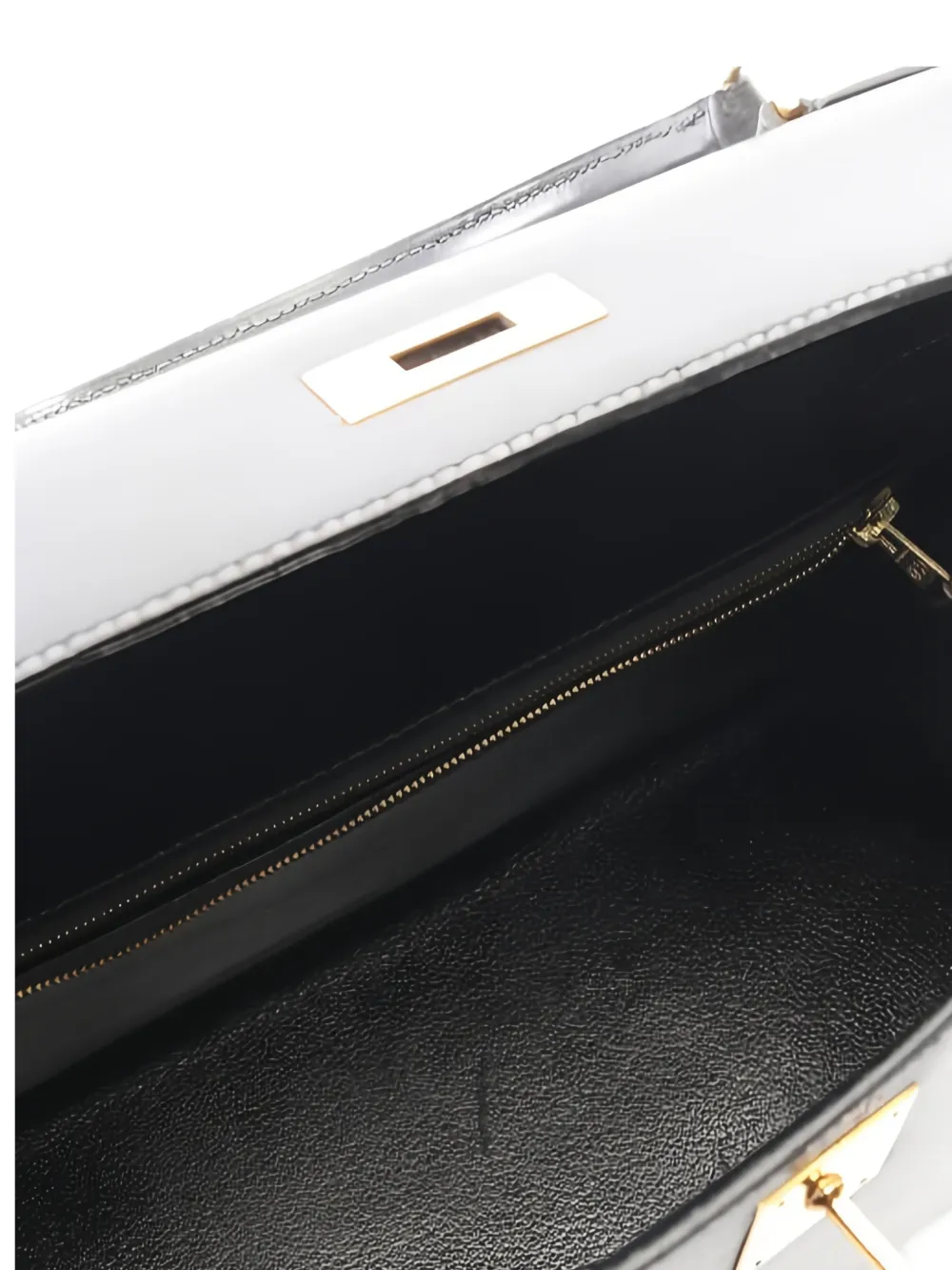 1996 Gold-Tone Hardware Leather Handbag