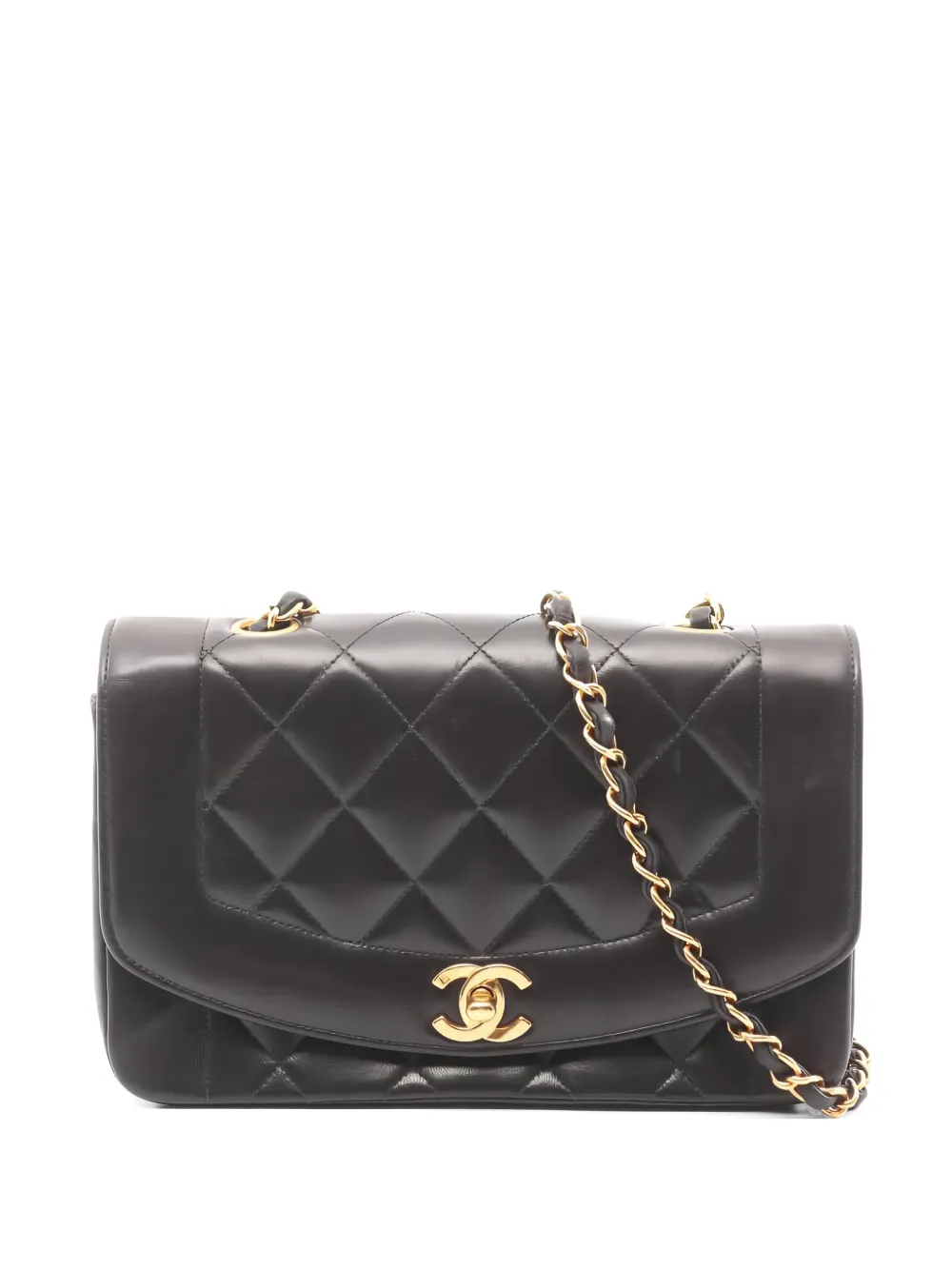 CHANEL Pre-Owned 1994-1996 matelasse Diana Flap chain shoulder bag - Nero