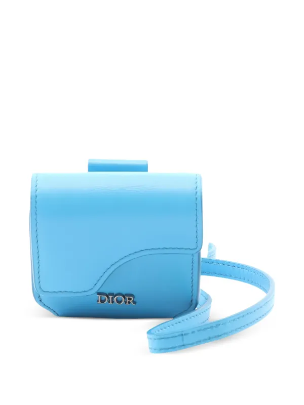Dior Pre-owned 2010s Saddle Airpods Pro Case in Blue