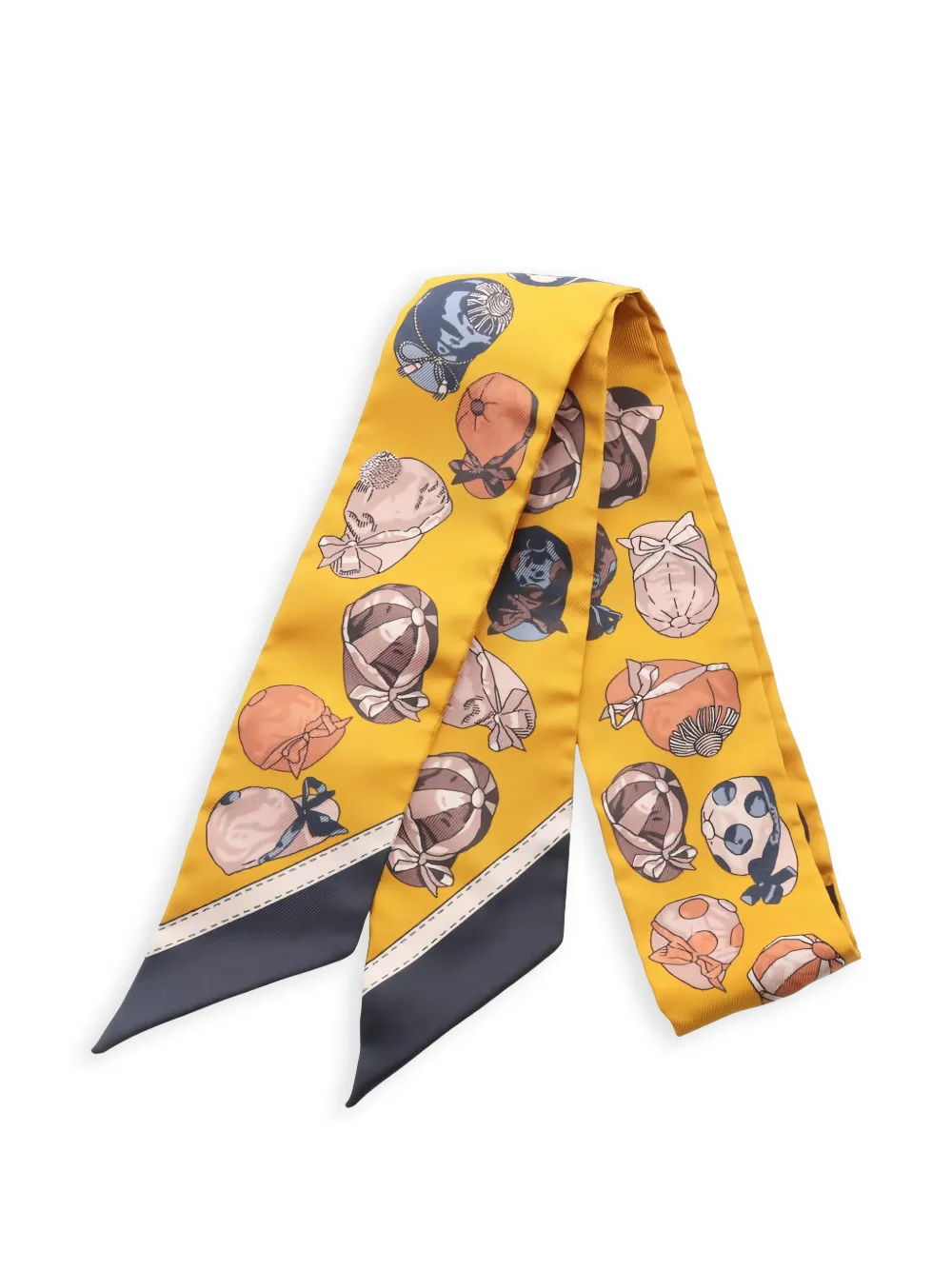 Hermès Pre-Owned Foulard in seta con stampa anni 2010 - Giallo