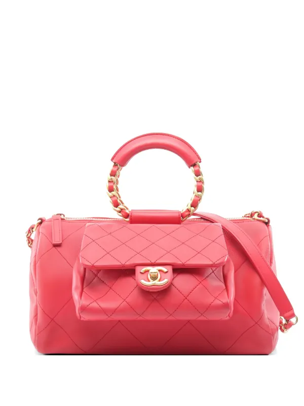 Chanel Pre-owned 2019 in the Loop Shoulder Bag in Red