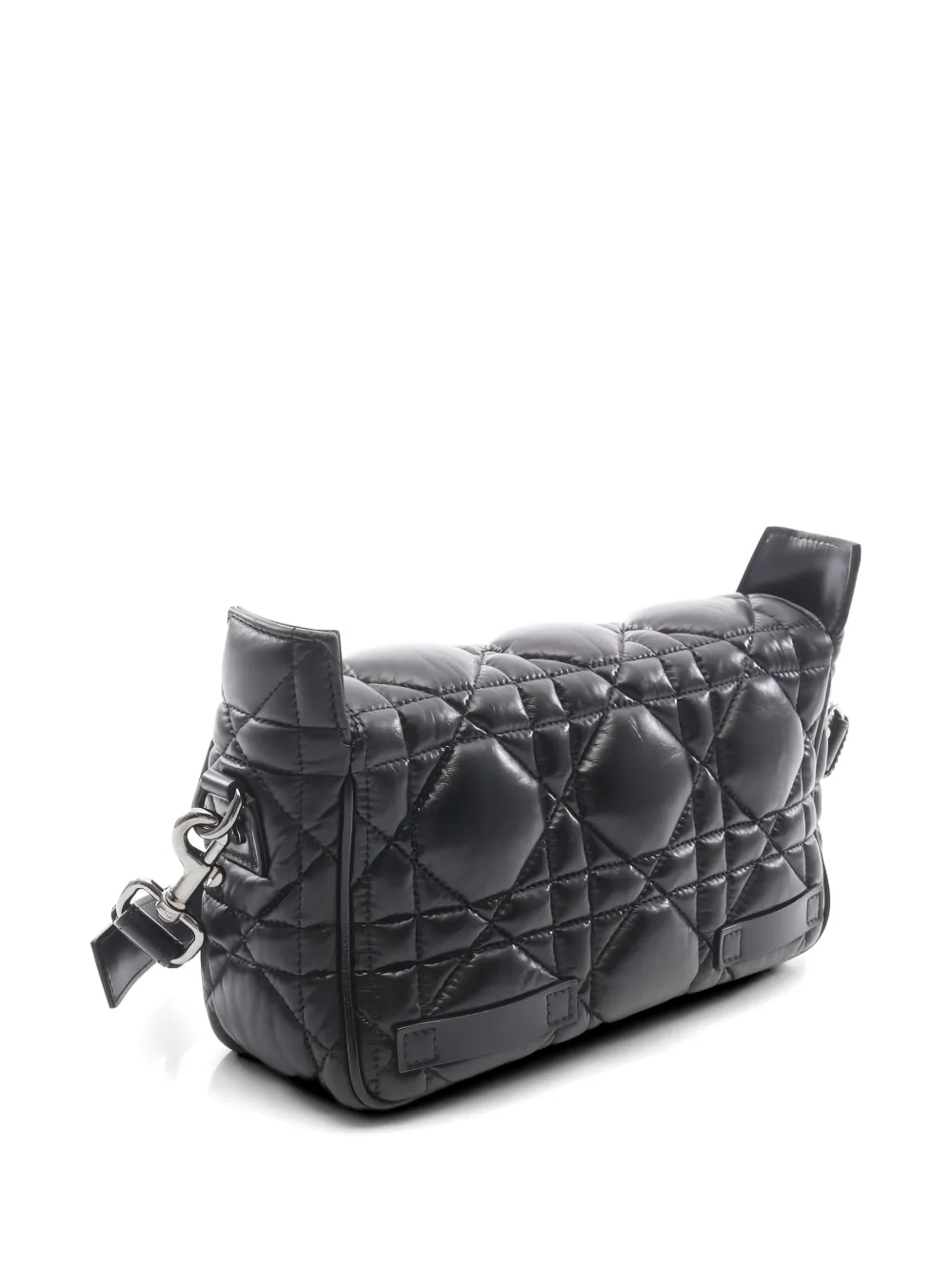 Christian Dior Pre-Owned 2010s kleine Macrocannage schoudertas Zwart