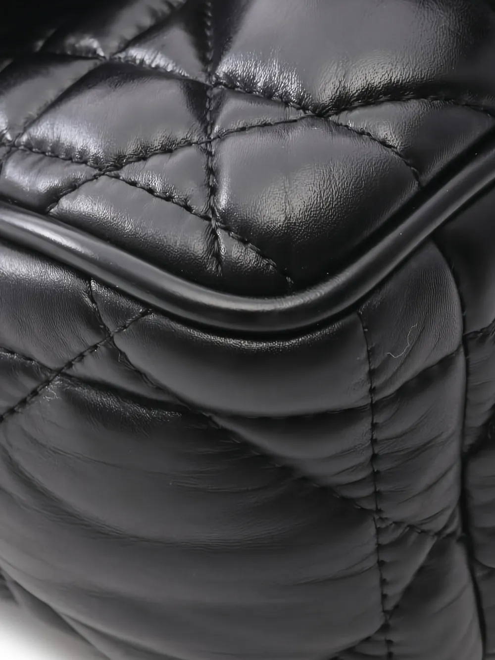 Christian Dior Pre-Owned 2010s kleine Macrocannage schoudertas Zwart