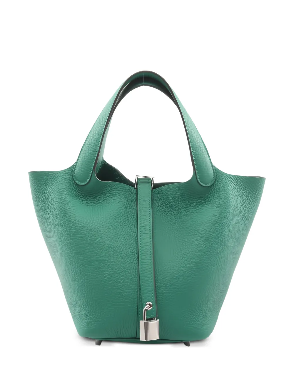 Hermès Pre-Owned 2025 PM Picotin Lock leather tote bag - Verde