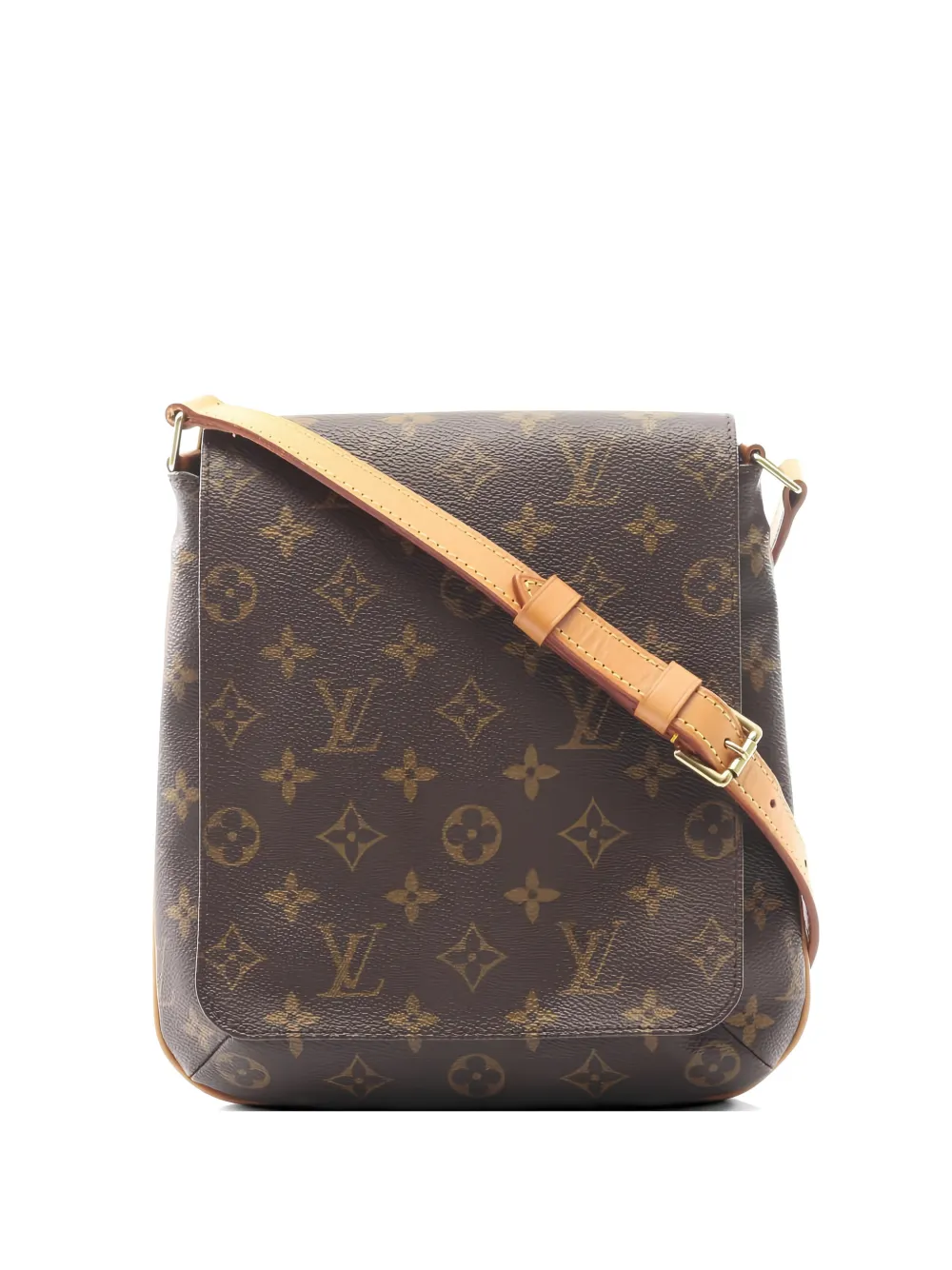 Louis Vuitton Pre-Owned 2000 small Musette Salsa monogram canvas leather-strap shoulder bag - Braun