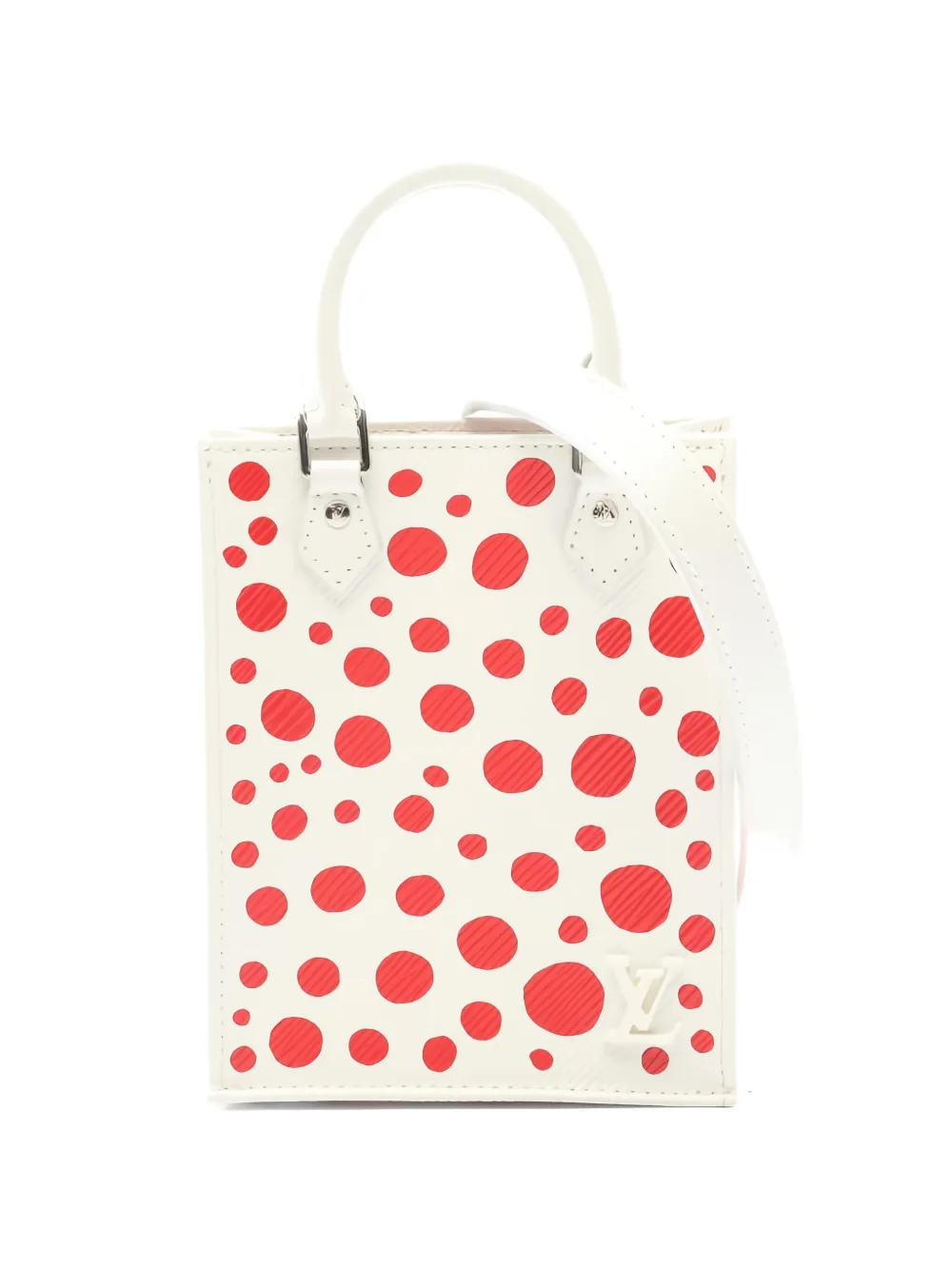 Louis Vuitton Pre-Owned 2023 x Yayoi Kirama small dotted handbag - White