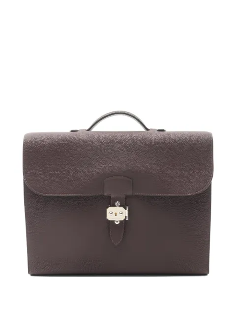 Hermès Pre-Owned 2020 38 Adepeche togo leather briefcase