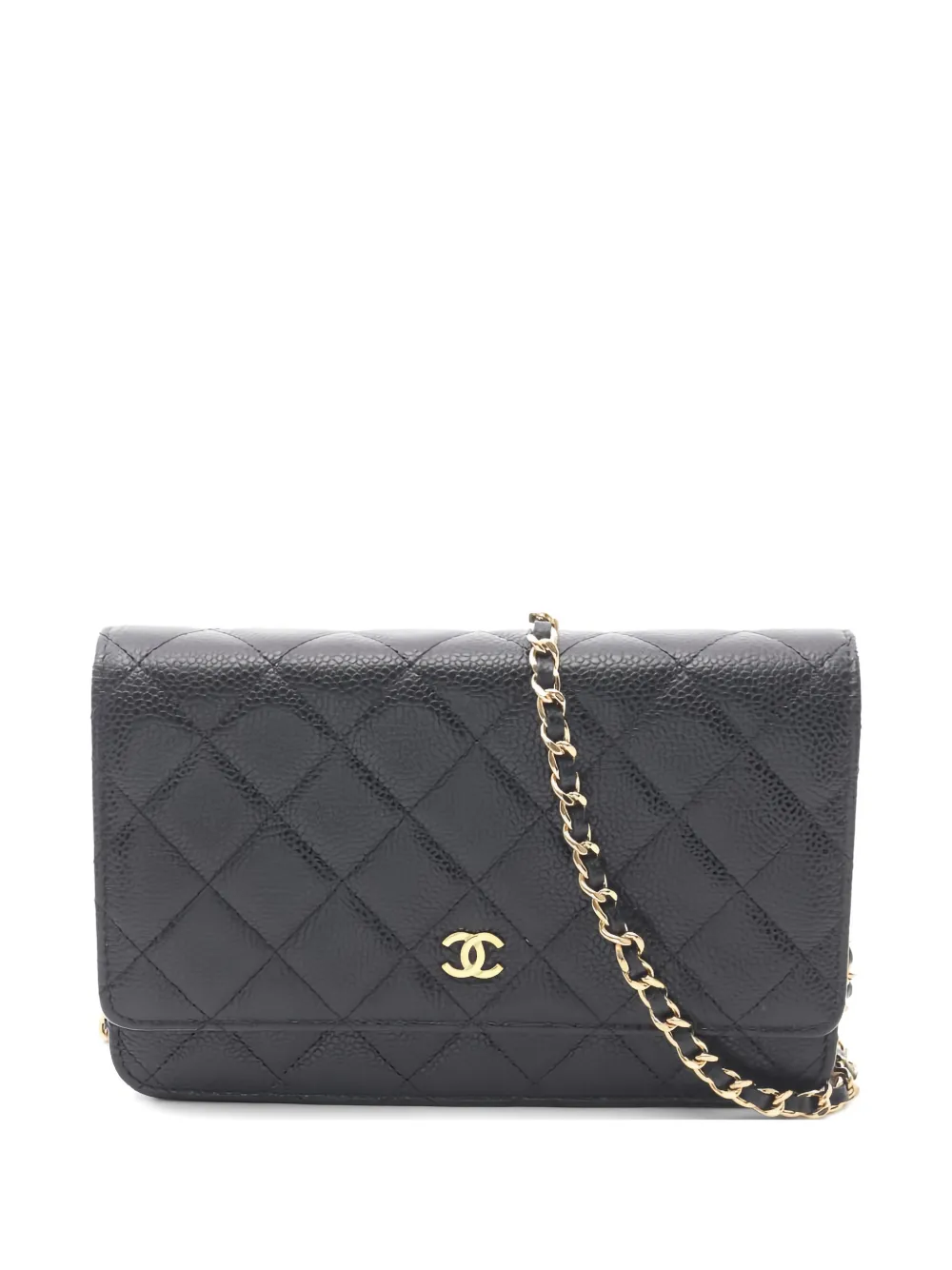 CHANEL Pre-Owned 2019 diamond-quilting chain shoulder bag - Nero
