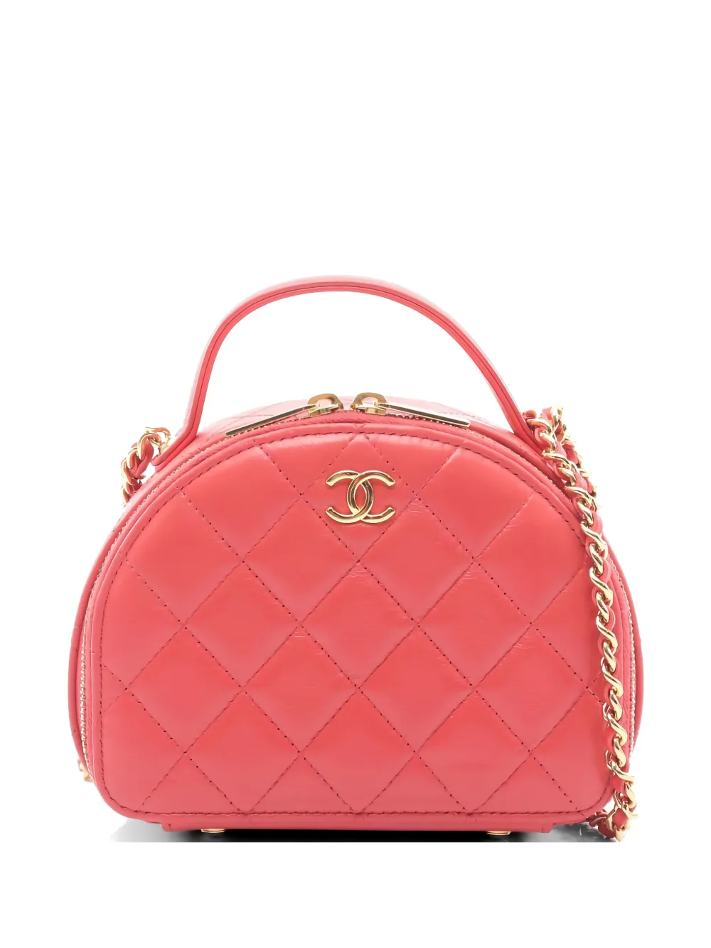 CHANEL Pre-Owned 2021 quilted leather shoulder bag - Rosa