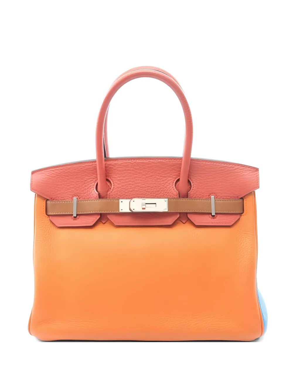 Hermès Pre-Owned 2012 Arlequin leather tote bag - Arancione