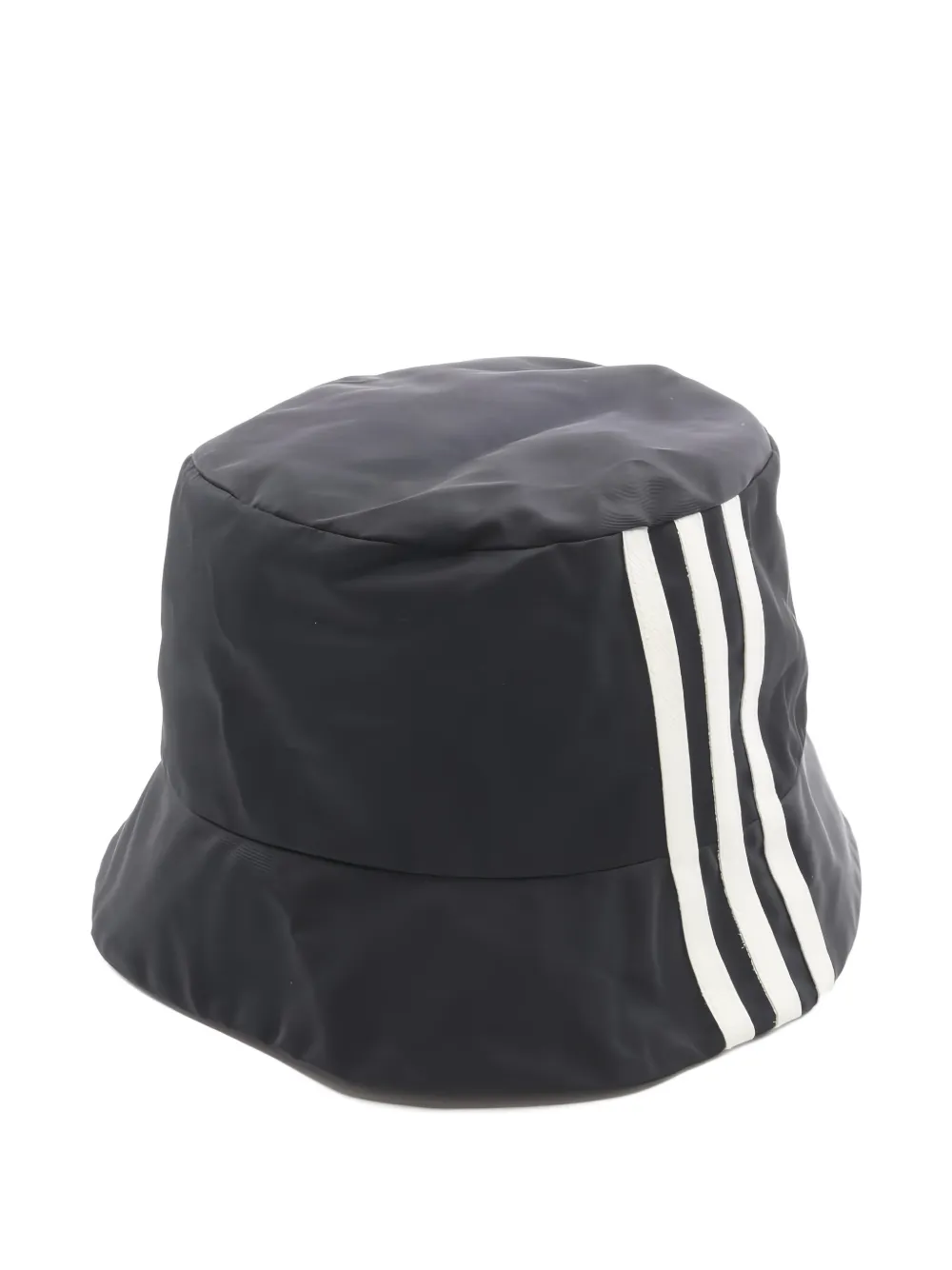 Prada Pre-Owned 00s striped leather bucket hat - Nero