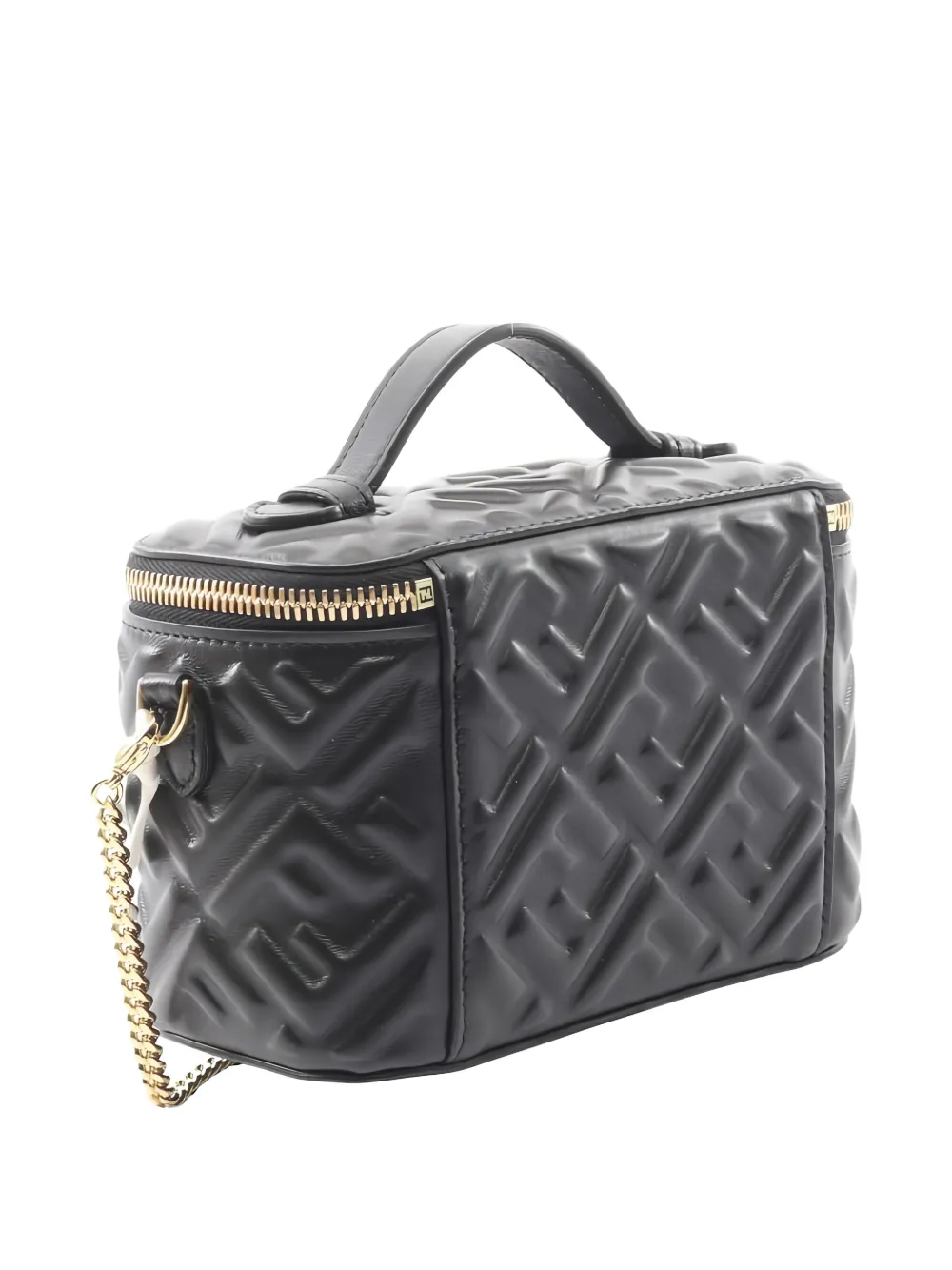 1920s Ff-Motif Leather Tote Bag