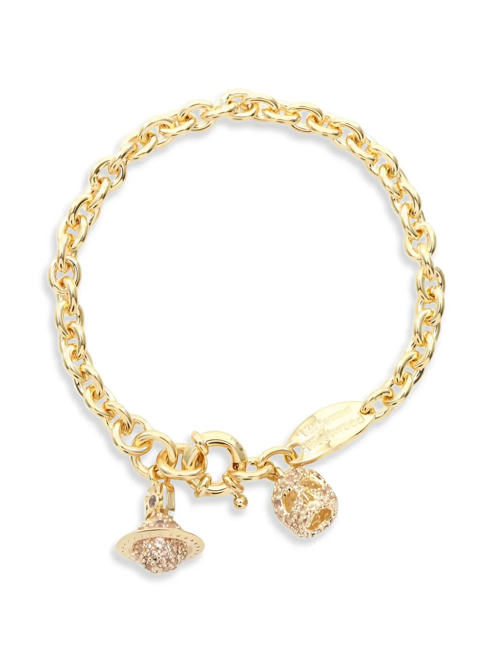 Vivienne Westwood Pre-Owned 2000s circe-charm bracelet - Oro