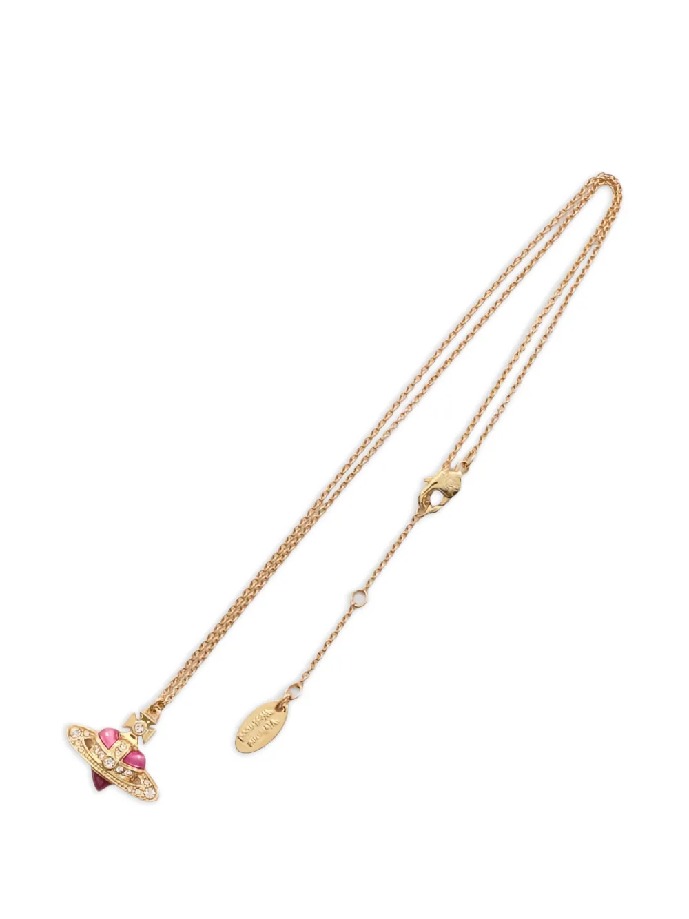 Vivienne Westwood Pre-Owned Collana Diamante Heart anni 2020 - Oro