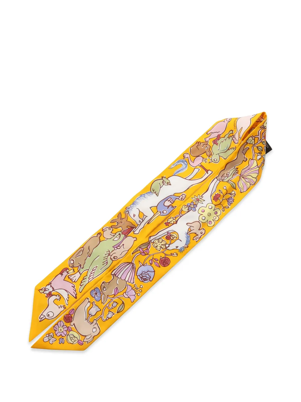 2010s Mille Et Un Lapins Printed Scarf