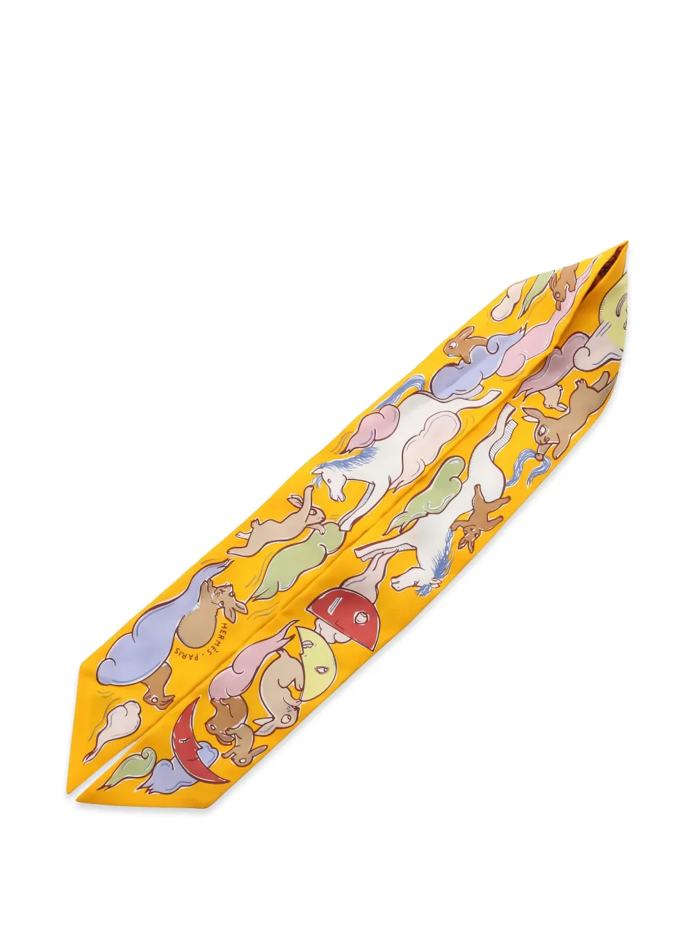 2010s Mille Et Un Lapins Printed Scarf