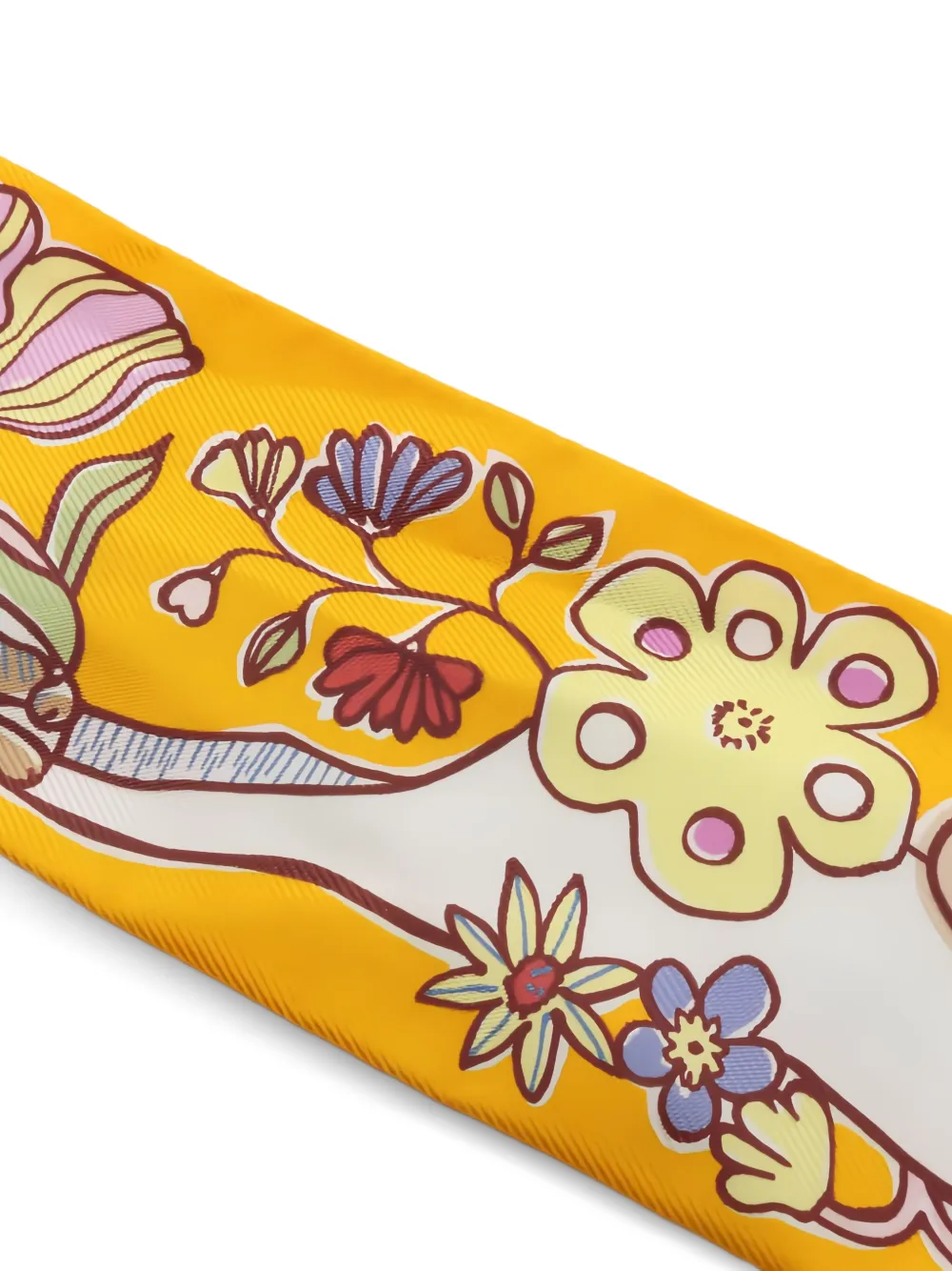 2010s Mille Et Un Lapins Printed Scarf