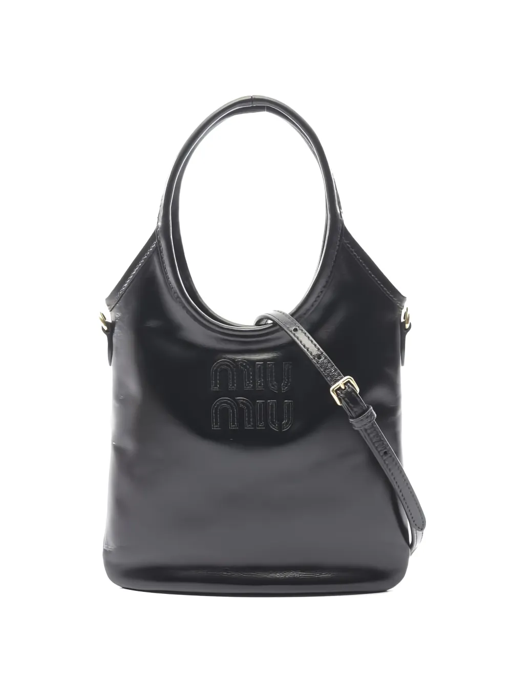 Miu Miu Pre-Owned 1920s Ivy leather tote bag - Schwarz