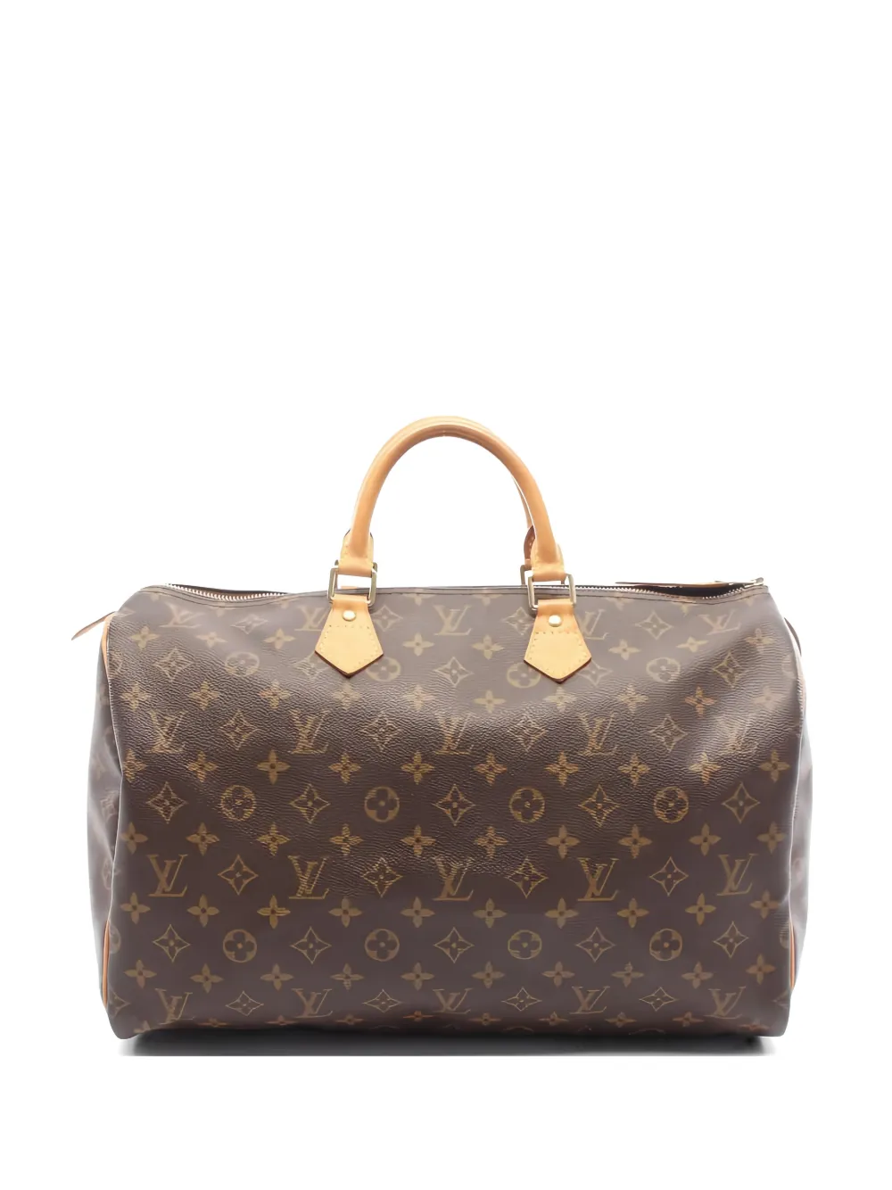 Louis Vuitton Pre-Owned 2002 Speedy 40 monogram top-handle handbag - Marrone