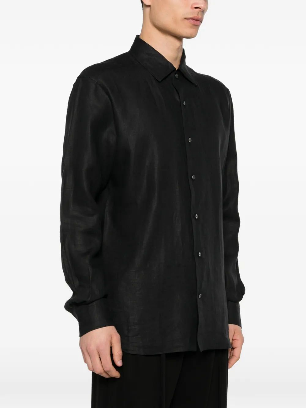 Zegna Overhemd Zwart