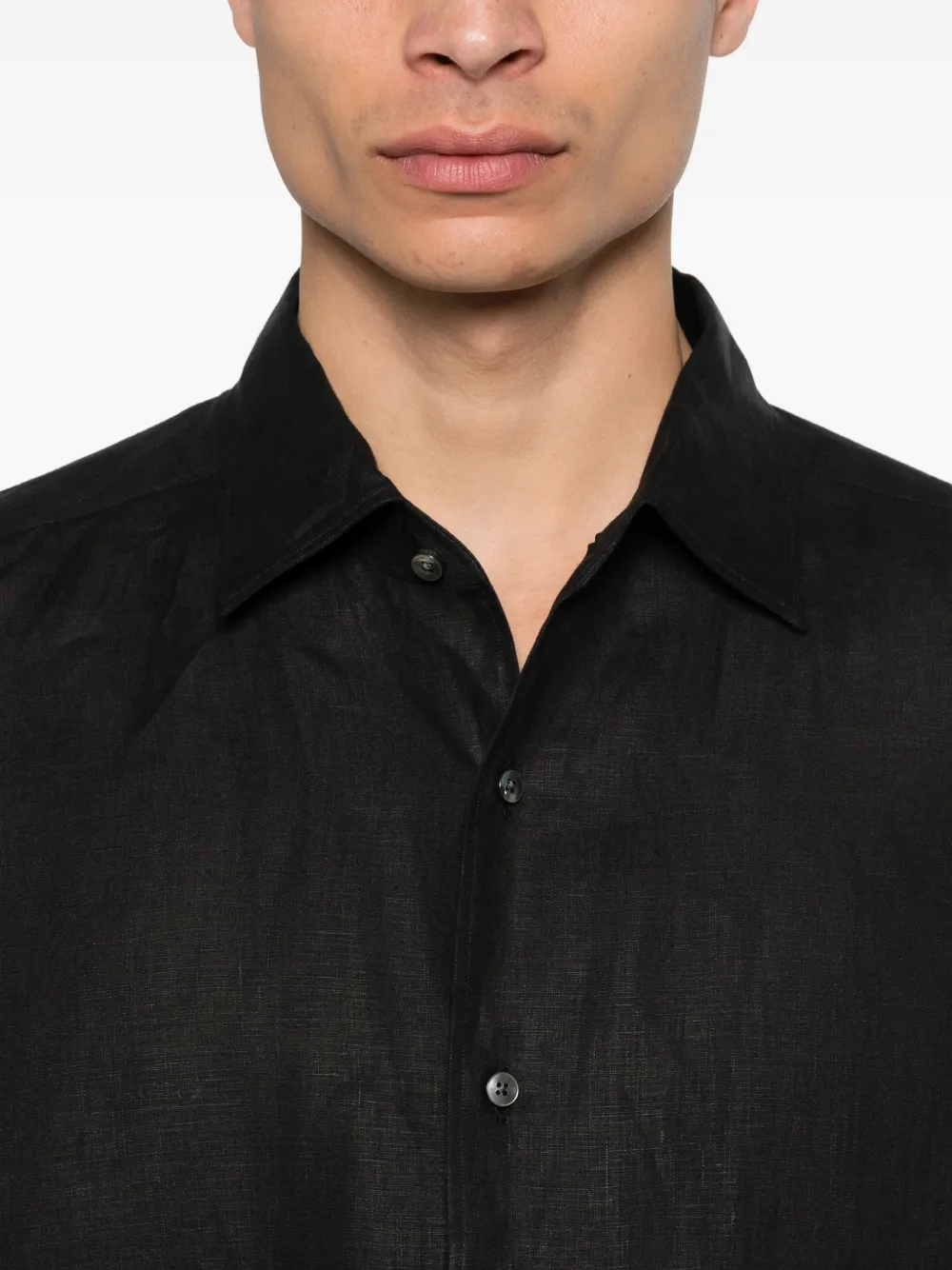 Zegna Overhemd Zwart