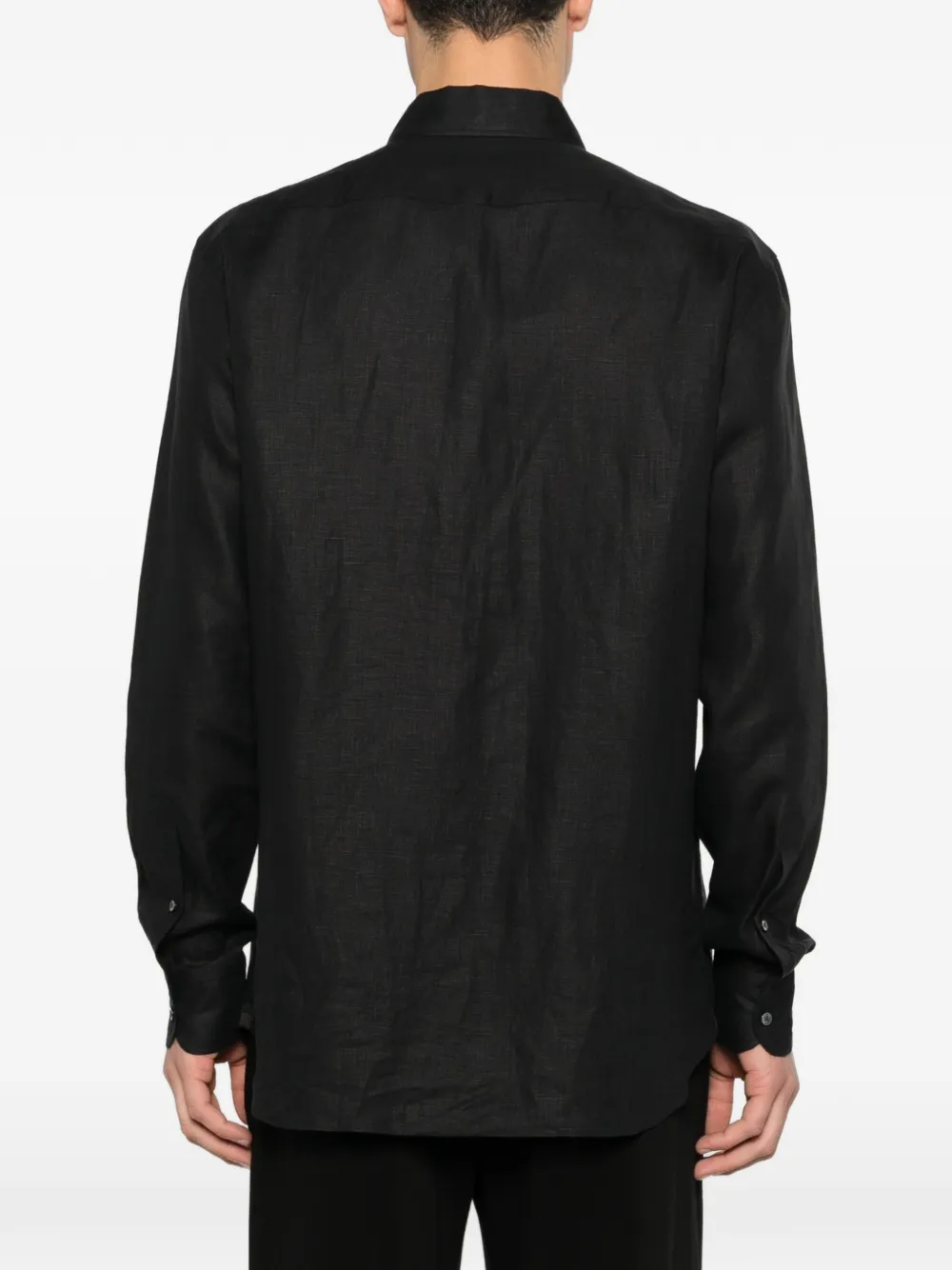 Zegna Overhemd Zwart
