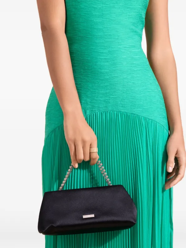 Aquazzura Mini Temptation Clutch Bag | Black | FARFETCH JO