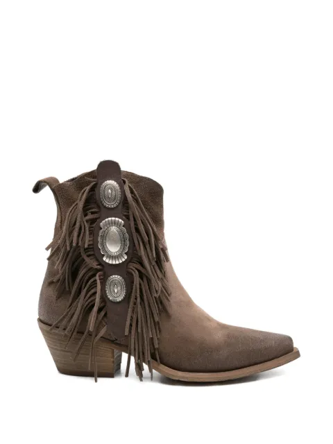 Metisse fringed ankle  boots