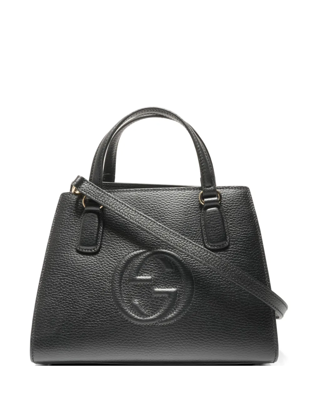 Gucci Pre-Owned 2015-2020s Soho leather two-way handbag - Nero