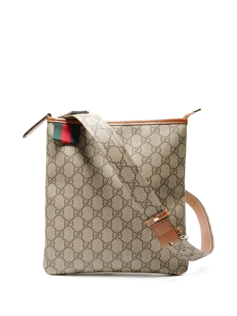 Gucci Pre-Owned 2000s GG Supreme Sherry messenger bag - Toni neutri