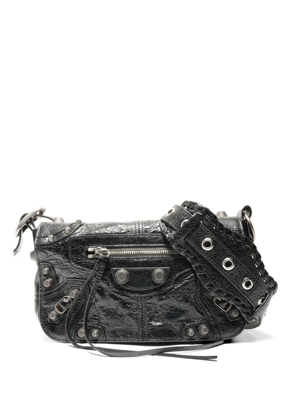 Balenciaga Pre-Owned 2020-2025 XS Le Cagoule studded leather shoulder bag - Nero