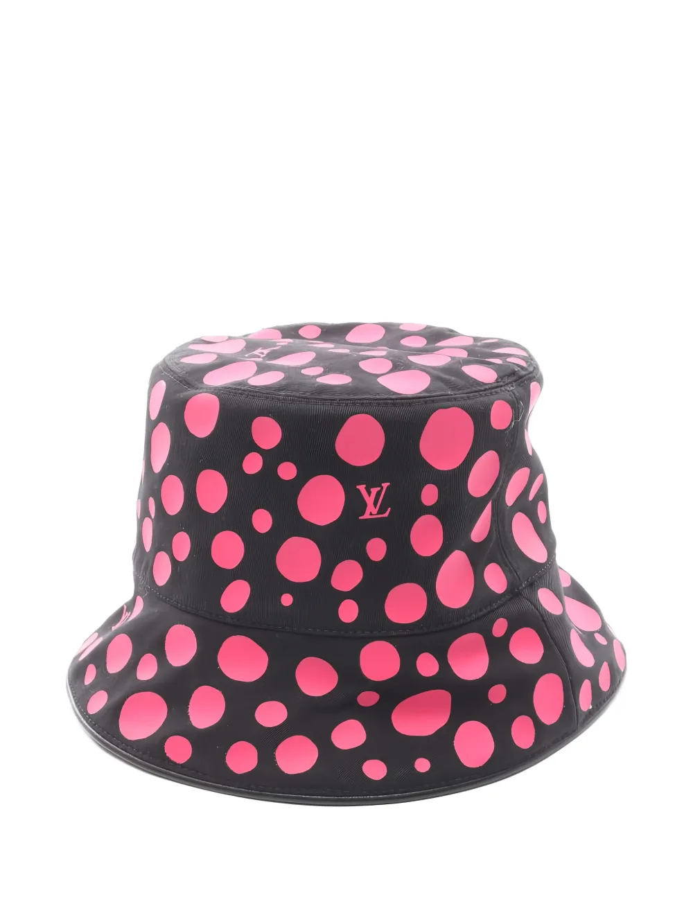 Pre-owned Louis Vuitton X Yayoi Kusama 2023 Polka-dot Bucket Hat In Black