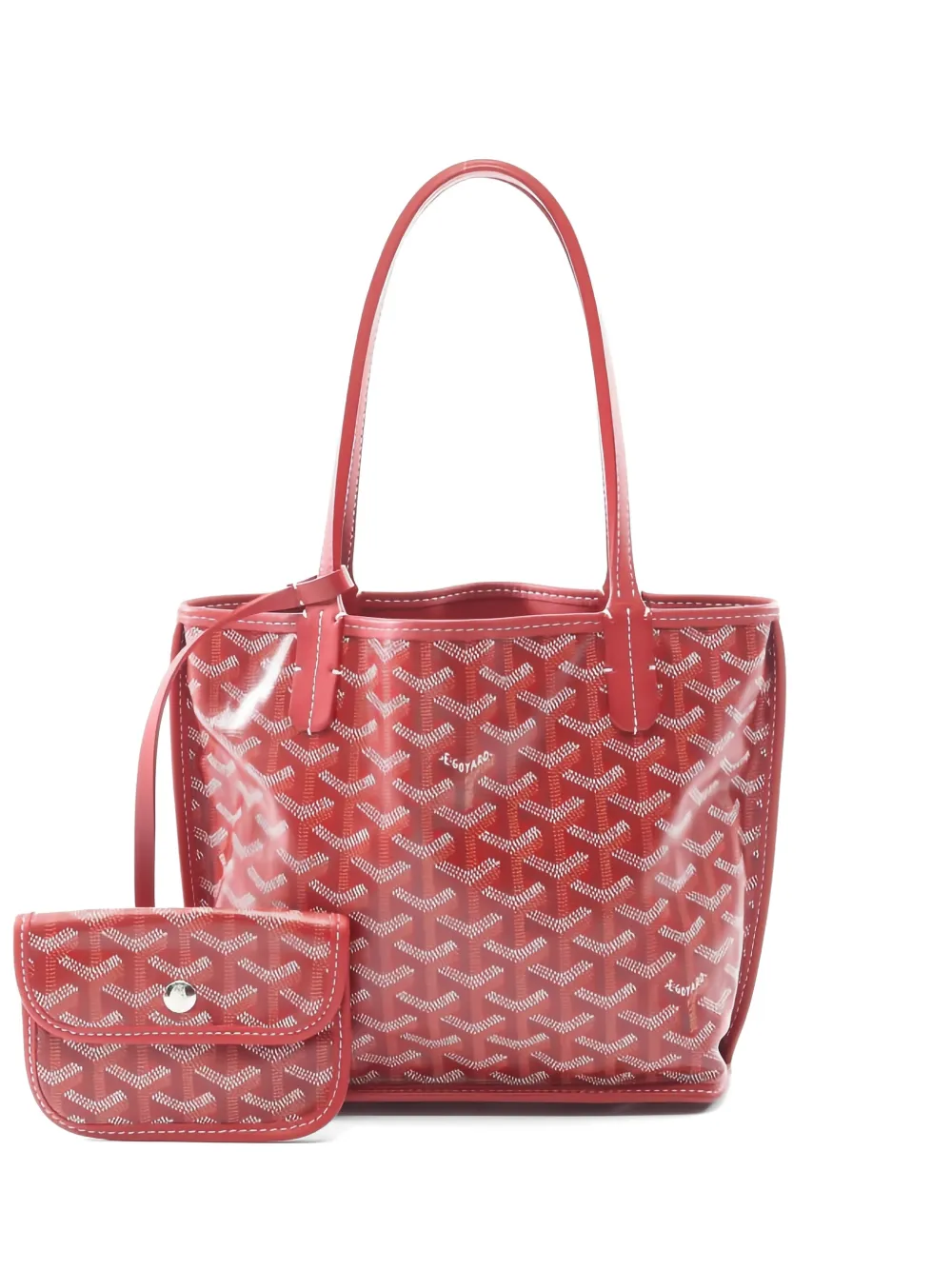 Goyard Pre-Owned 2010s mini Anjou tote bag - Rosso